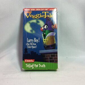 VeggieTales Larry-Boy! and the Fib from Outer Space: Truth VHS 1997 Kids Cartoon